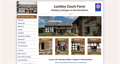 Desktop Screenshot of luntleycourtfarm.co.uk