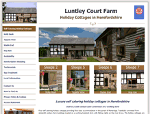 Tablet Screenshot of luntleycourtfarm.co.uk